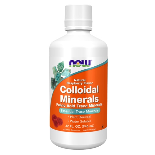 NOW Colloidal Minerals Natural Raspberry