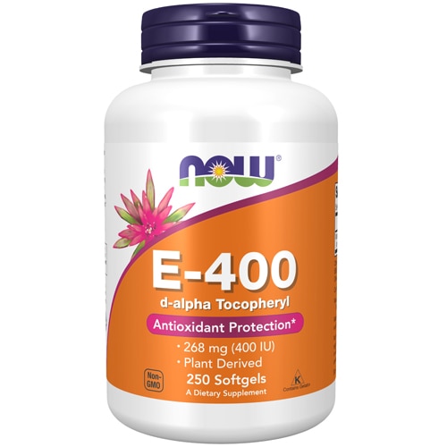 NOW E-400 d-alpha Tocopheryl