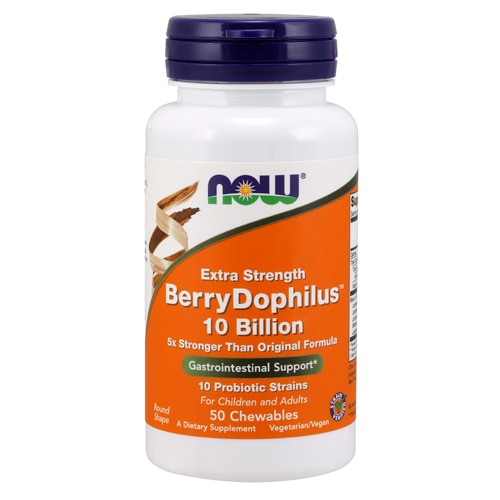 NOW Extra Strength BerryDophilus For Kids & Adults