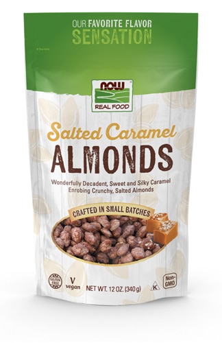 NOW Foods Almonds Salted Caramel