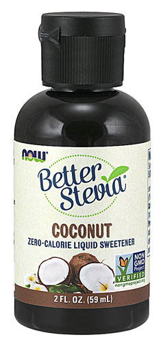 NOW Foods BetterStevia Liquid Sweetener Coconut