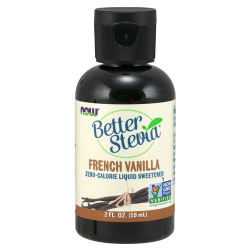 NOW Foods BetterStevia Liquid Sweetener French Vanilla