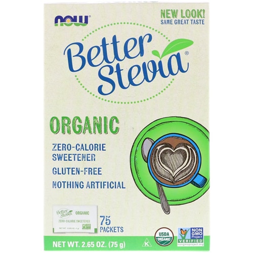 NOW Foods BetterStevia Organic Zero Calorie Sweetener