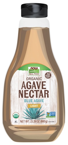 NOW Foods Organic Agave Nectar Blue Agave Light