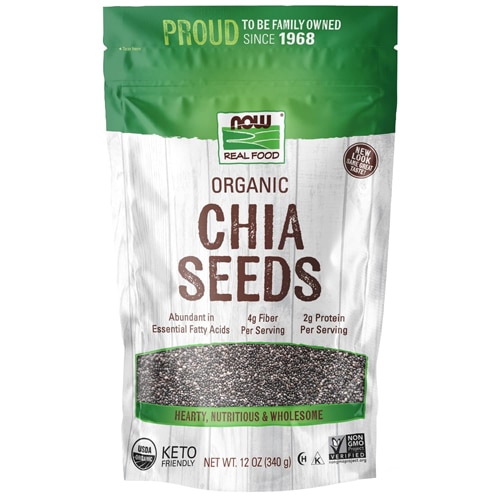 NOW Foods Organic Chia Seed Black