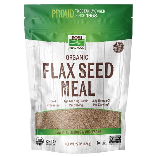 NOW Foods Organic Flax Seed Meal