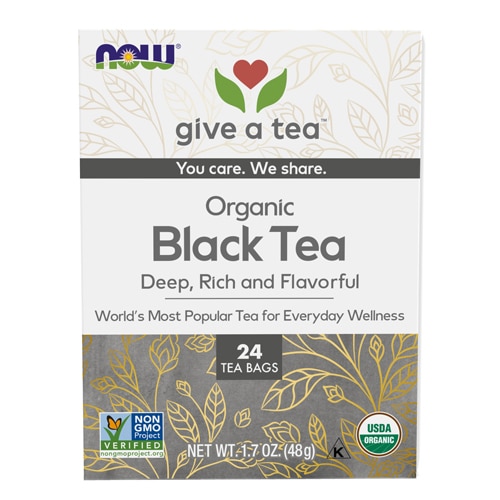 NOW Foods Organic Real Tea Black