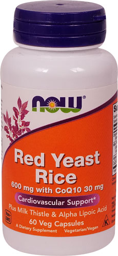 NOW Foods Red Yeast Rice with CoQ10 Capsules