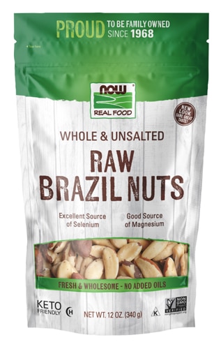 NOW Foods Whole Raw Brazil Nuts Unsalted