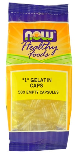 NOW Healthy Foods "1" Empty Gelatin Caps