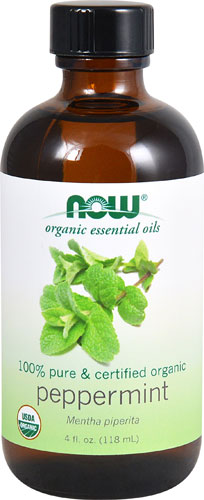 NOW Organic Essential Oils Peppermint Oil