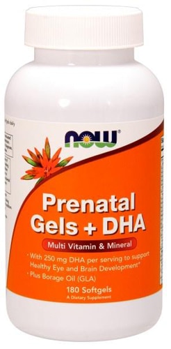 NOW Prenatal Gels + DHA