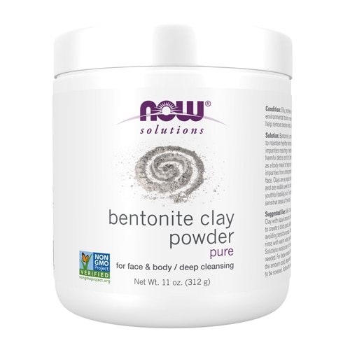 NOW Solutions Bentonite Clay Powder Pure