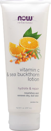 NOW Solutions Body Lotion Vitamin C & Sea Buckthorn