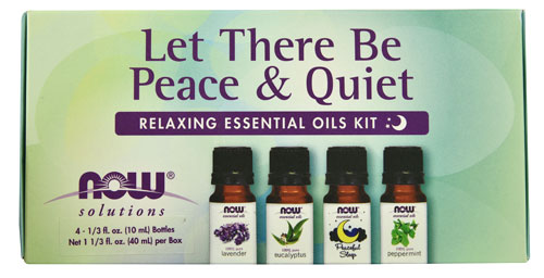 NOW Solutions Let There Be Peace & Quiet Relaxing Essential Oils Kit