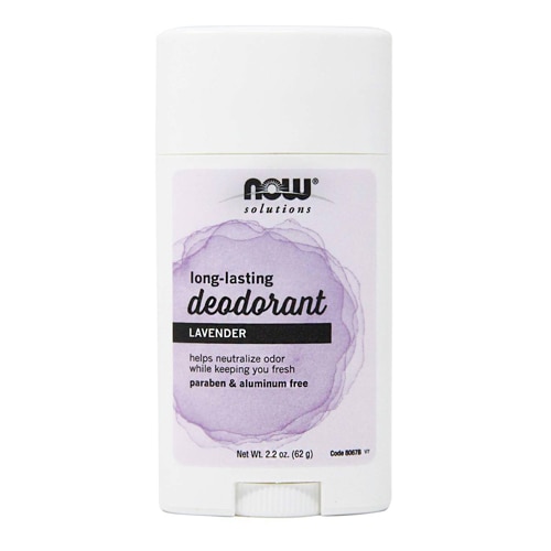 NOW Solutions Long-Lasting Deodorant Stick - Lavender