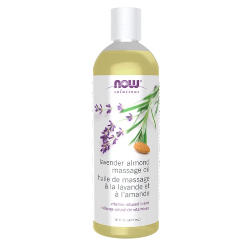 NOW Solutions Massage Oil Lavender Almond