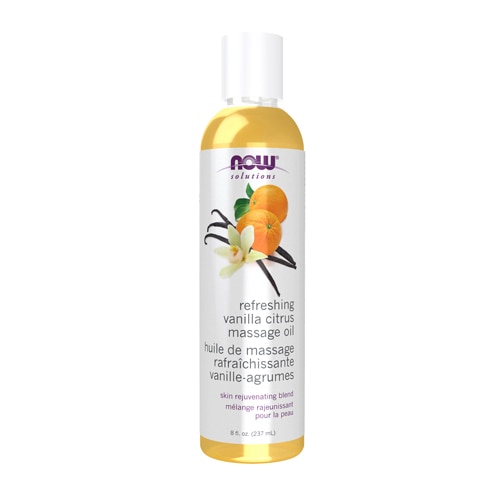 NOW Solutions Refreshing Vanilla Citrus Massage Oil