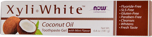 NOW Solutions XyliWhite™ Coconut Oil Toothpaste Gel Mint