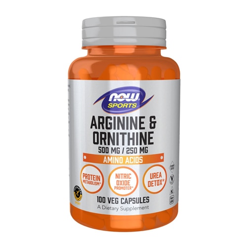 NOW Sports Arginine & Ornithine - Informed Sport Certified