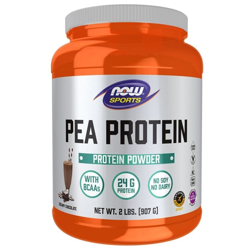 NOW Sports Pea Protein - Informed Sport Certified Creamy Chocolate