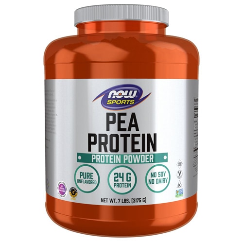 NOW Sports Pea Protein Powder - Informed Sport Certified Unflavored