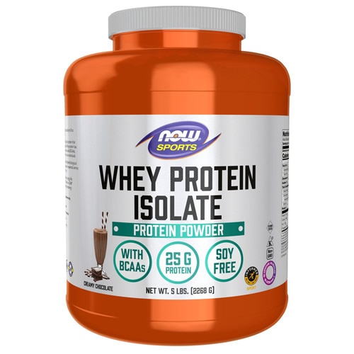 NOW Sports Whey Protein Isolate - Informed Sport Certified Creamy Chocolate