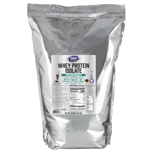 NOW Sports Whey Protein Powder - Informed Sport Certified Creamy Chocolate