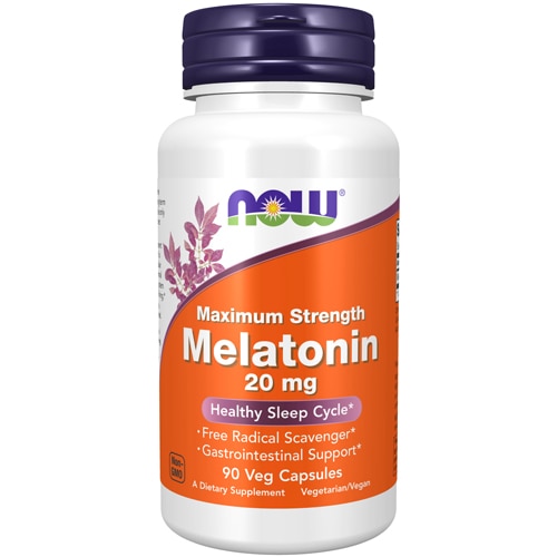 NOW Supplements Maximum Strength Melatonin