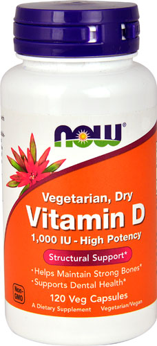 NOW Vitamin D Vegetarian Dry