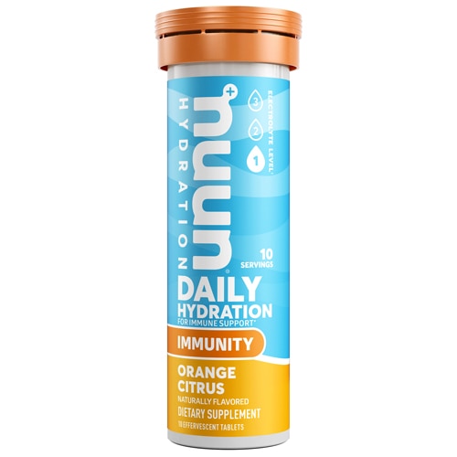 NUUN Immunity Hydration Single Tube Orange Citrus