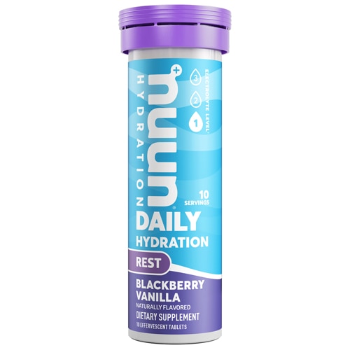 NUUN Rest Hydration Single Tube Blackberry Vanilla