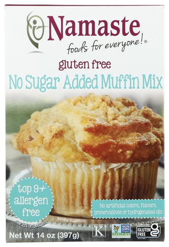 Namaste Foods Gluten Free No Sugar Added Muffin Mix