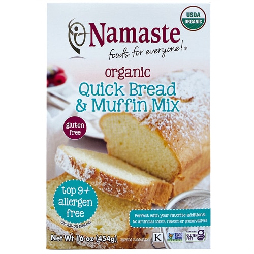 Namaste Foods Organic Quick Bread & Muffin Mix Gluten Free