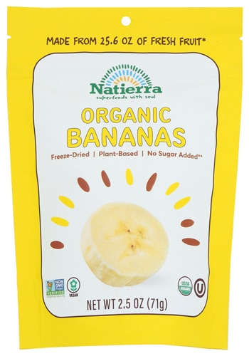 Natierra Organic Freeze Dried Bananas