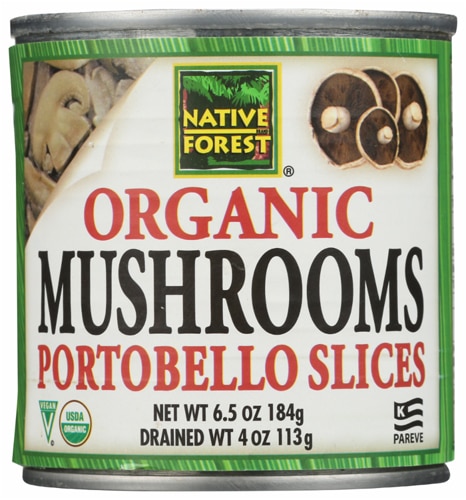 Native Forest Organic Sliced Portabello Mushrooms Gluten Free