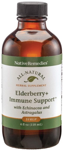 Native Remedies Elderberry + Immune Support with Echinacea and Astragalus