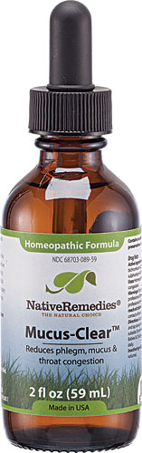 Native Remedies Mucus-Clear Homeopathic Formula