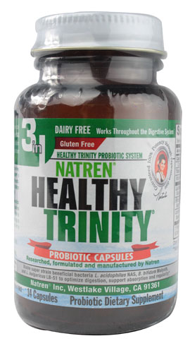 Natren Healthy Trinity Probiotic Capsules