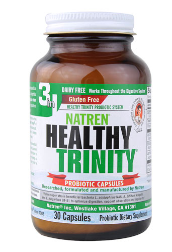 Natren Healthy Trinity Probiotic Capsules