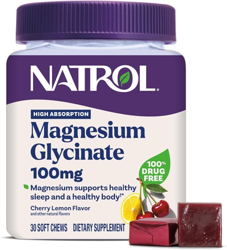 Natrol Magnesium Glycinate Cherry Lemon