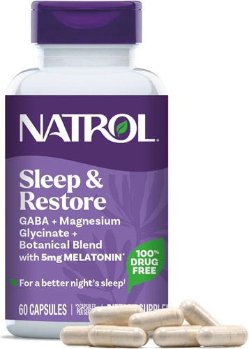 Natrol Sleep & Restore Capsule with Melatonin