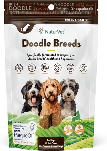 NaturVet Doodle Breeds Supplement for Dogs