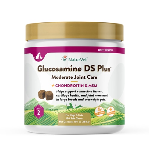 NaturVet Moderate Joint Care Glucosamine DS Plus Level 2 for Dogs