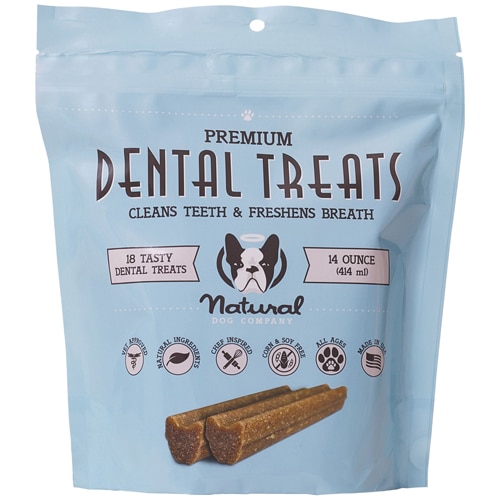 Natural Dog Company Dental Breath Freshening Treats For Dogs