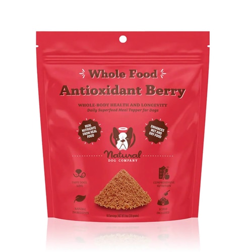Natural Dog Company Dog Food Topper Antioxidant Powder Berry