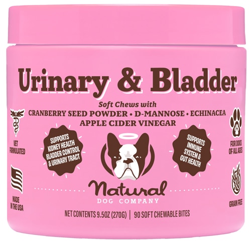Natural Dog Company Dog Urinary & Bladder Support Cranberry & D-Mannose Turkey