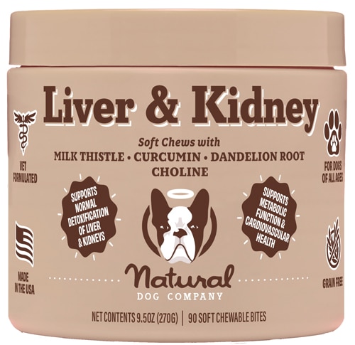 Natural Dog Company Liver & Kidney Supplement For Dogs