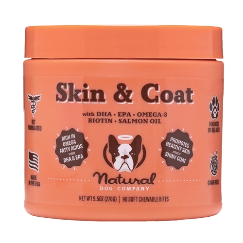 Natural Dog Company Skin and Coat Supplements For Dogs