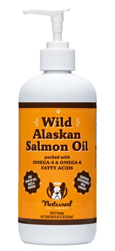 Natural Dog Company Wild Alaskan Salmon Oil Liquid Supplement For Dogs